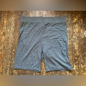 Forever 21 Gray High Rise Bike Shorts Juniors Size LG
